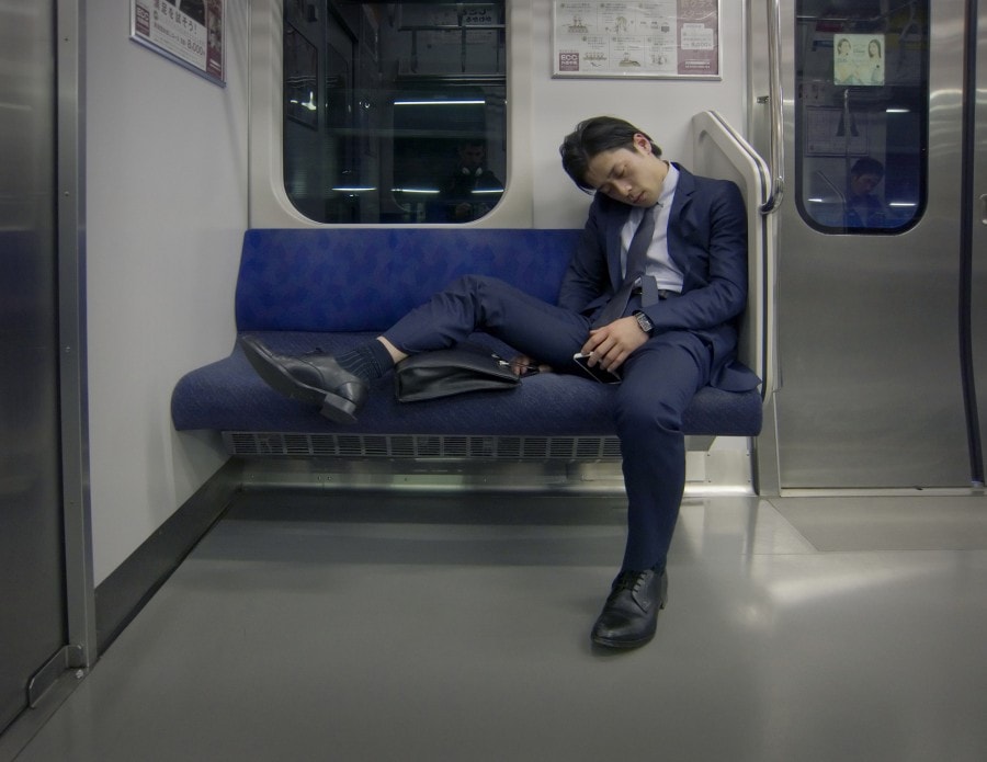 Japanilainen nukkua suku puoli video